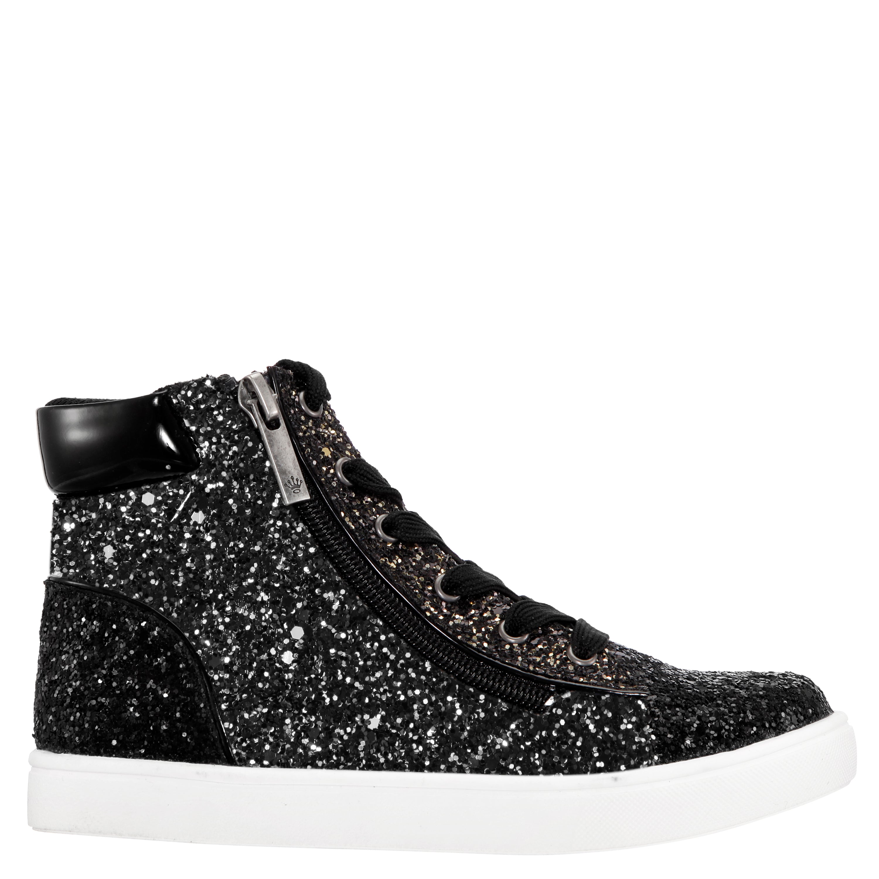 Desta Hi-Top Sneaker - Black Glitter