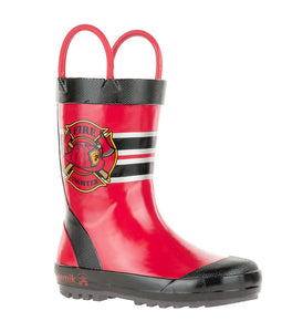 Fireman Rain Boot - Red