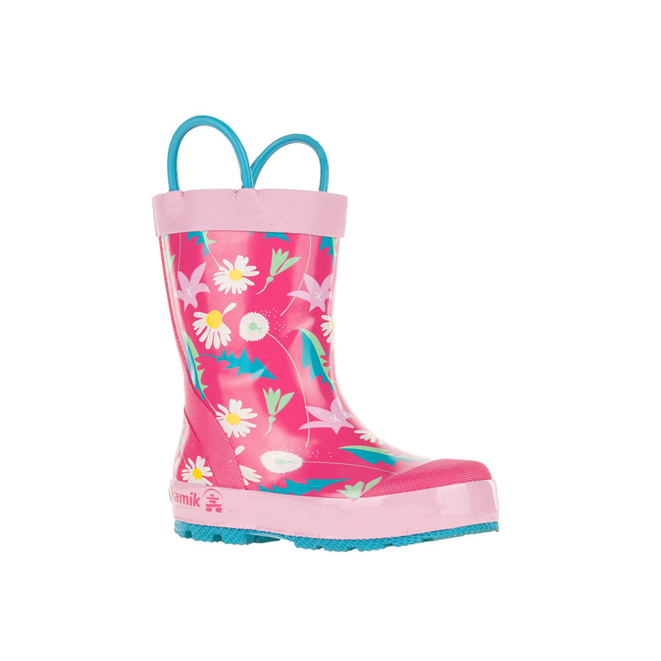 May Flower Rain Boot - Pink/Multi