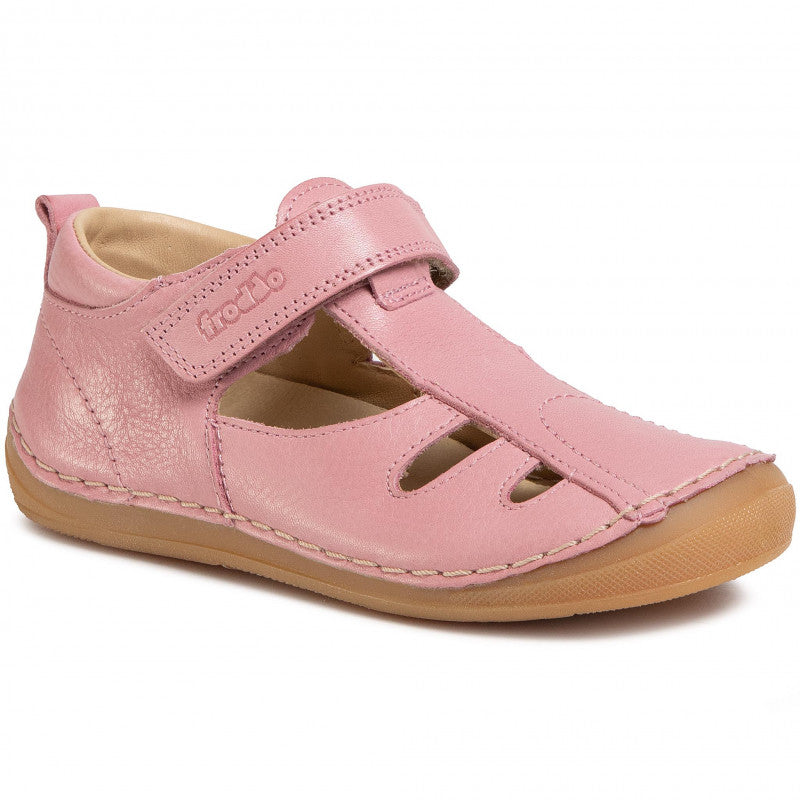 Leather Strap Sandal - Pink