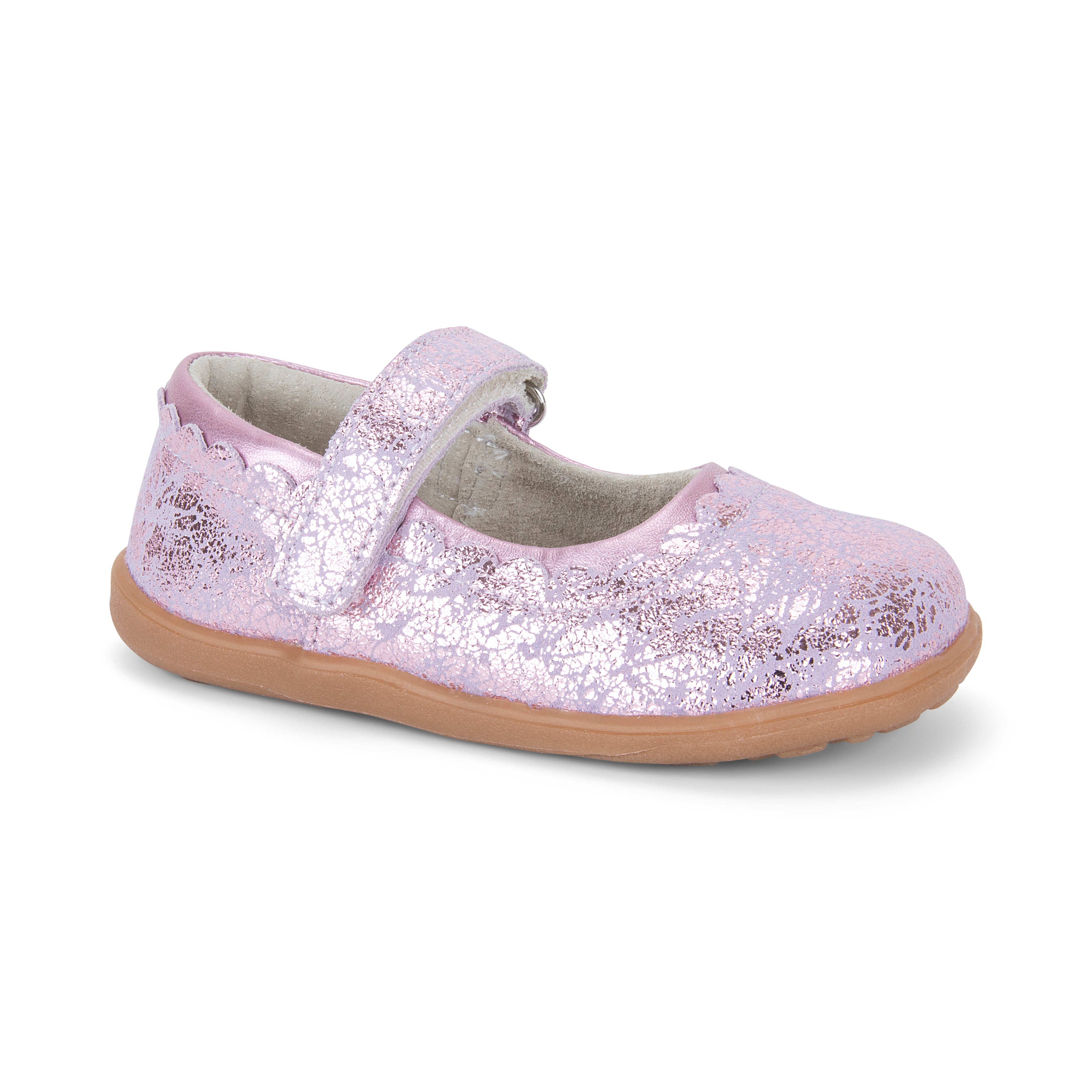 Jane II Kid's Mary Jane Dress Shoe - Pink Metallic