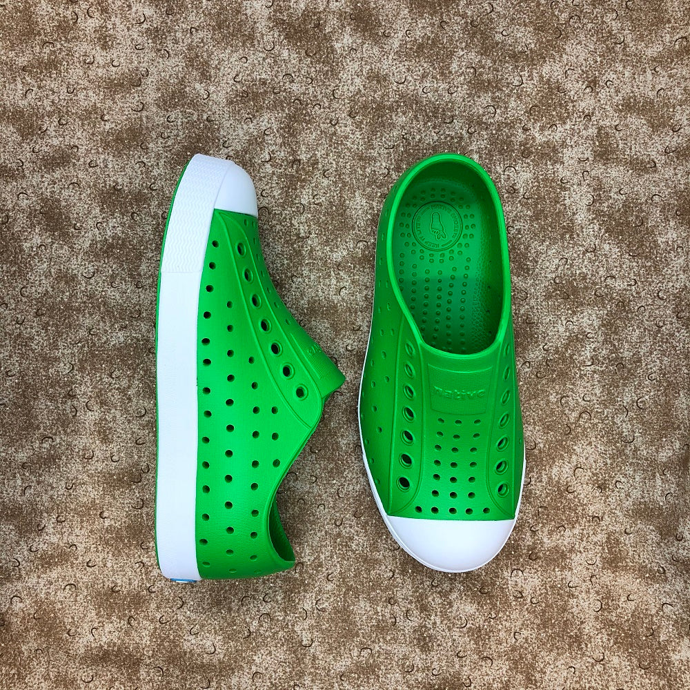 Jefferson Kid's EVA Shoe - Grasshopper Green/Shell White