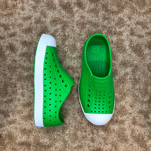 Jefferson Kid's EVA Shoe - Grasshopper Green/Shell White