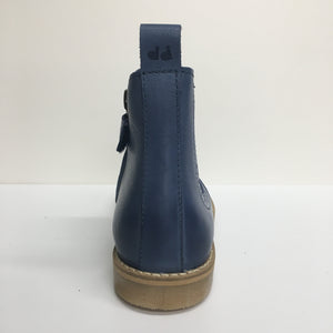 Leather Chelsea Ankle Boot - Blue