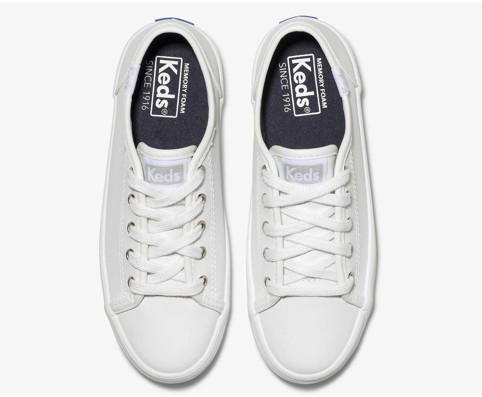 Kickstart Kid's Leather Sneaker - White