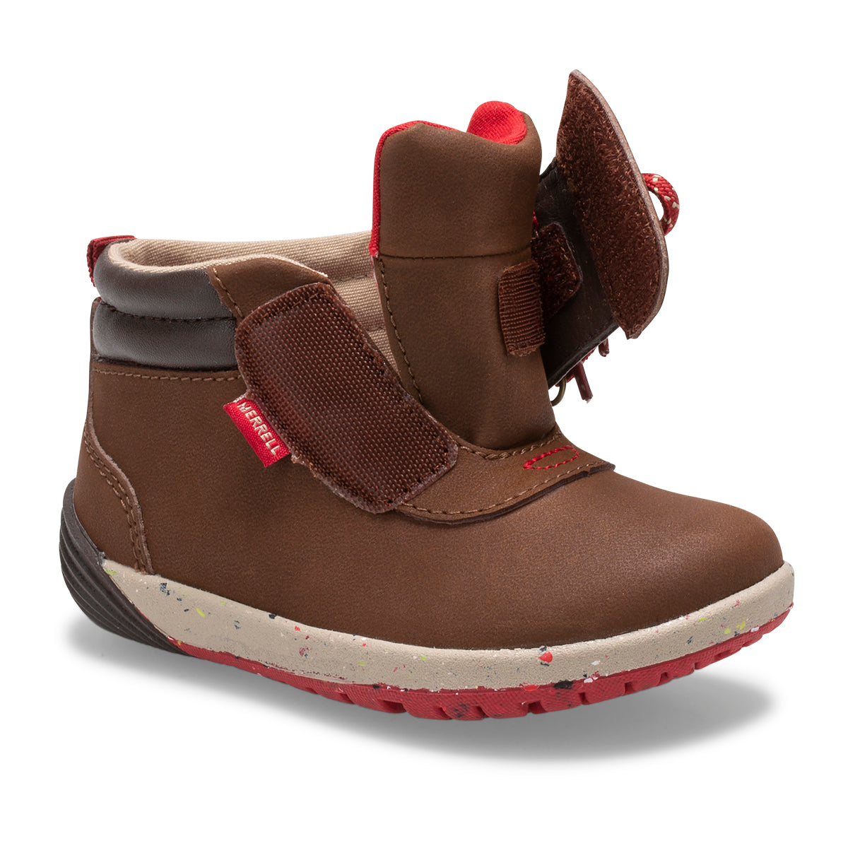 Little Kid's Bare Steps Boot 2.0 Jr. - Brown Leather