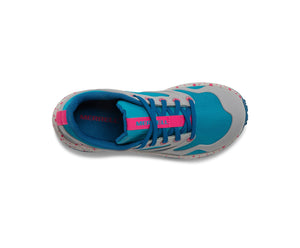 Altalight Kids Low Sneaker - Grey/Turquoise/Pink