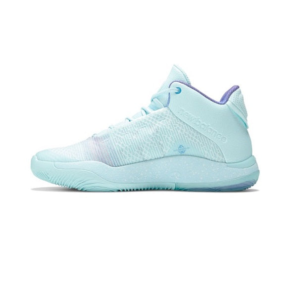 NB Two WXYv2 Girl's Basketball Court Shoe - Ice Blue / White / Violet
