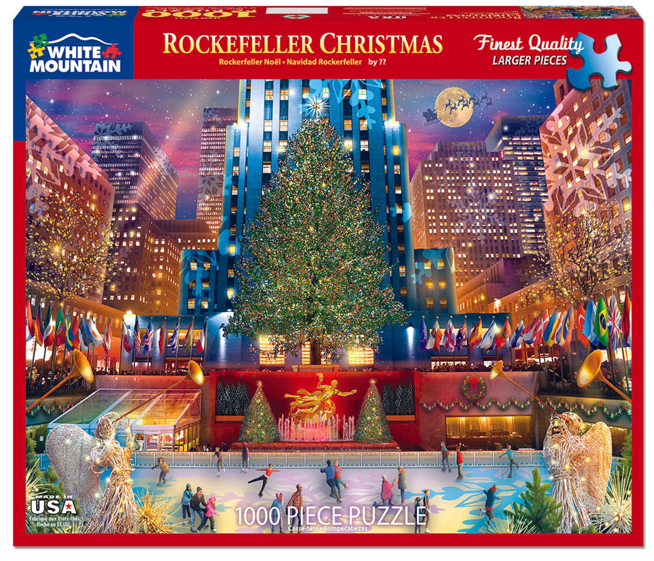 ⭐HOLIDAY⭐ Rockefeller Christmas Jigsaw Puzzle - 1000 Piece