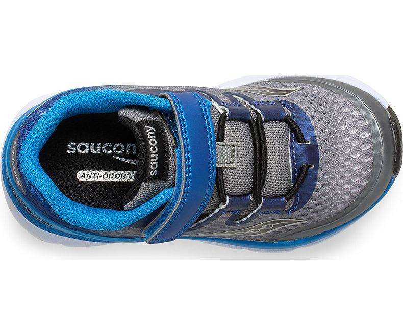 Saucony Kids Freedom ISO Sneaker - Grey/Blue