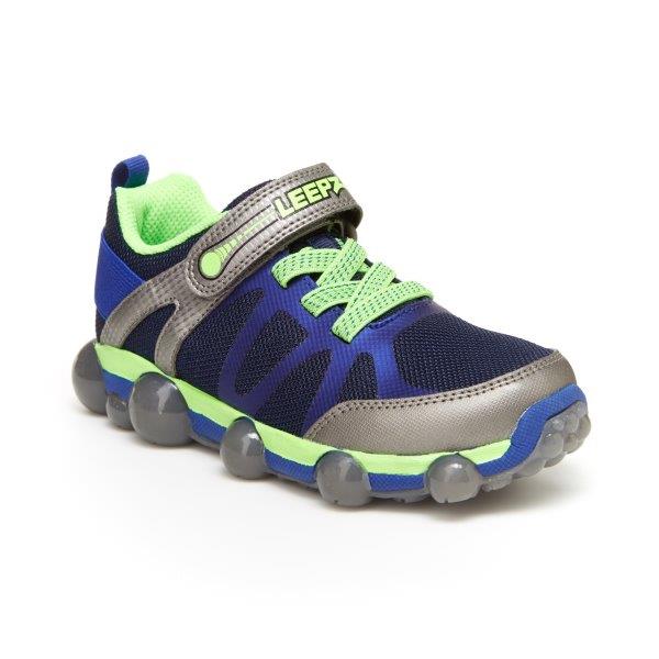 Stride Rite Leepz 3.0 Lighted Sneaker - Blue/Lime