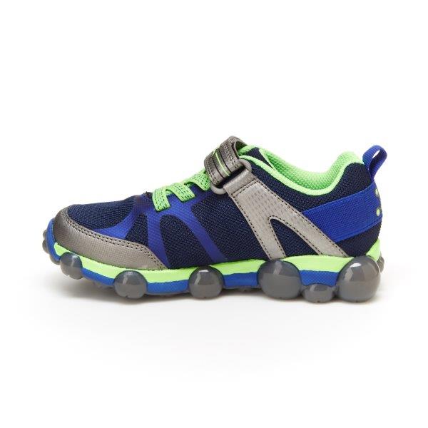 Stride Rite Leepz 3.0 Lighted Sneaker - Blue/Lime