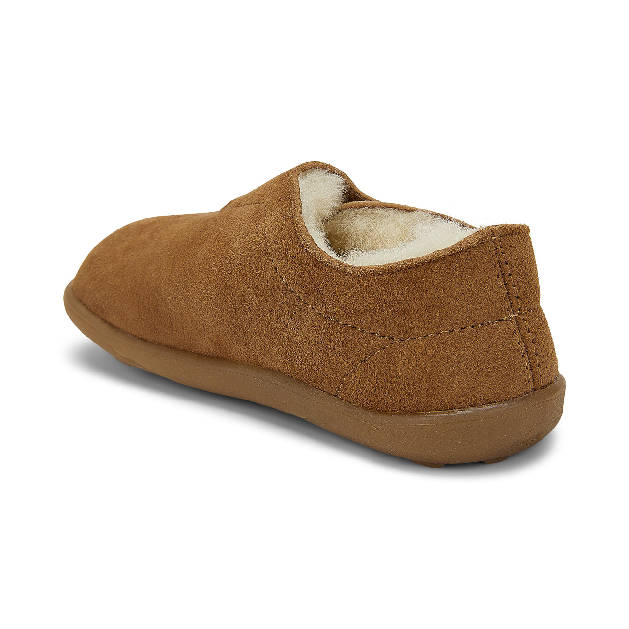 Colby Shearling Slipper Shoe - Brown