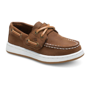 Sperry Cup II Jr Boat Shoe - Brown Leather