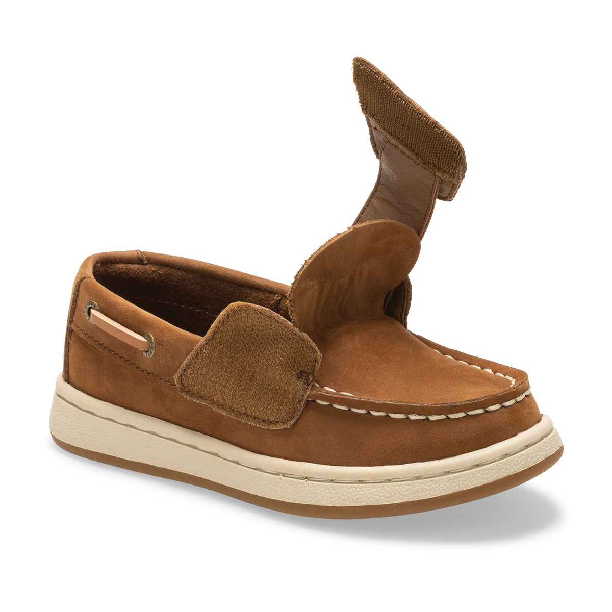 Sperry Cup II Jr Boat Shoe - Brown Leather