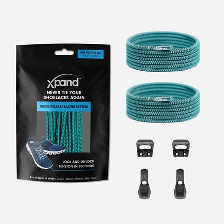 Xpand Laces No-Tie Quick-Release One Size Elastic Shoelaces - Glow in The Dark