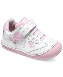 Soft Motion Bambi Leather Sneaker - White/Pink