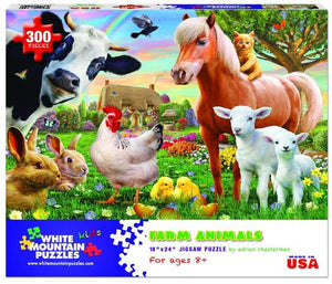 Farm Animals Jigsaw Puzzle - 300 Piece