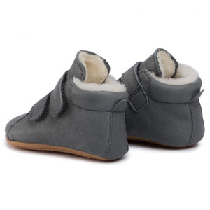 Prewalker Leather Sherpa Boot - Grey