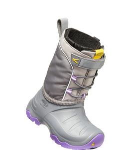 Kids Lumi Boot Waterproof Boot  Grey/Lilac